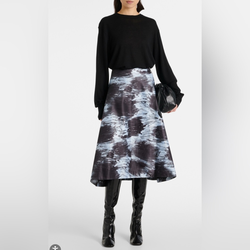 NWT $1350 Marni painterly A-line skirt, 
IT 36 /US 0 Made in Italy